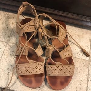 Lucky Brand lace up sandals